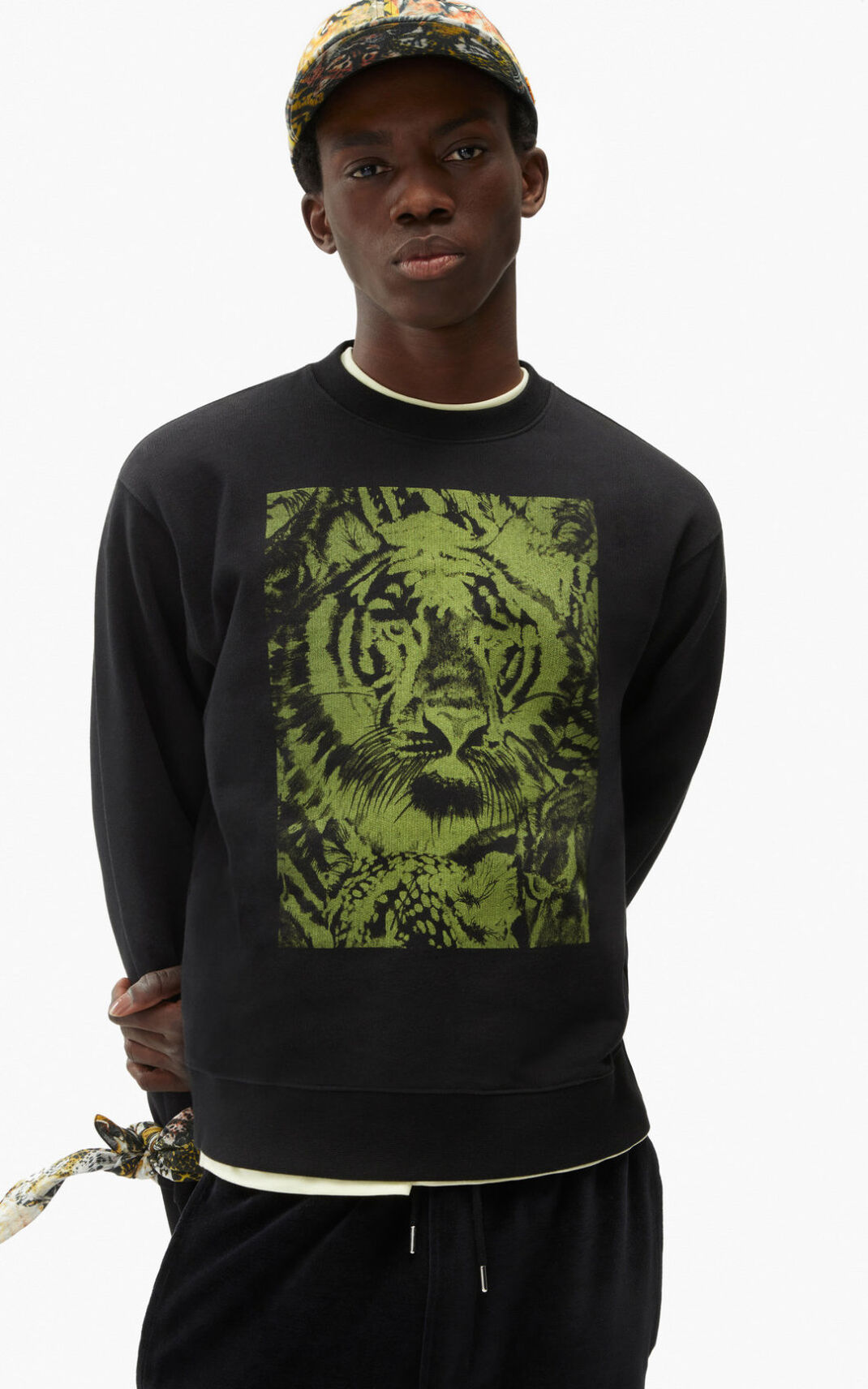 Kenzo Wildtigers Sudadera Hombre Negras | 1927563-CU